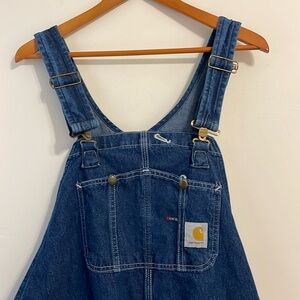Carhartt Blue Denim Overalls
